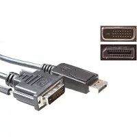 ACT Verloopkabel DisplayPort male naar DVI male 3,00 m