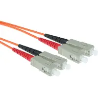 ACT RL3503 Glasvezel Patchkabel Duplex LSZH - SC/SC 50/125µm OM2 - 3 meter