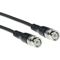 ACT Q70025 BNC RG-58 Patchkabel | 50 Ohm | Zwart | 25cm