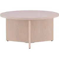 QUVIO Keno Salontafel - Whitewash Hout - Moderne Salontafel