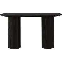 QUVIO Sidetable Dalton - Zwart - Moderne Bijzettafel - Scandinavisch Design