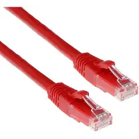 ACT IB2507 CAT6A U/UTP Patchkabel | Snagless | RJ45 Connectoren | Rood | 7 meter