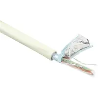 ACT FP100H CAT5E F/UTP LSZH Patchkabel Soepel Ivoor - 100 meter