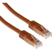 ACT IB4410 U/UTP CAT6A Patchkabel Bruin - 10 meter