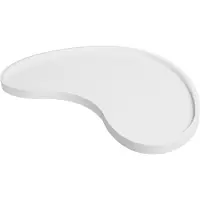 QUVIO Tray - Organisch - Hout - 45x24 cm - Wit