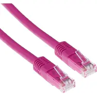 ACT IB4805 U/UTP CAT5E Patchkabel Roze - 5 meter