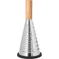 Krumble Rasp met houten handvat - Antislip - RVS en hout