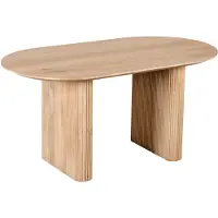 Lewis & Loft Eettafel Lynn - FSC-gecertificeerd mangohout - Ovaal - 160x90 cm - Naturel