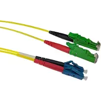 ACT RL3207 Glasvezel Patchkabel Duplex LSZH Singlemode - E2000/APC LC/UPC 9/125µm OS2 - 7 meter