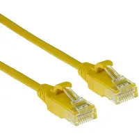 ACT DC9807 LSZH U/UTP CAT6 Datacenter Slimline Patchkabel Snagless | RJ45 Connectoren | Geel | 7 meter