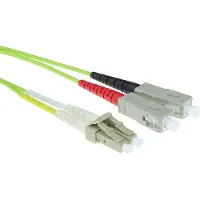 ACT RL5902 Glasvezel Patchkabel Duplex LSZH - LC/SC 50/125µm OM5 - 2 meter