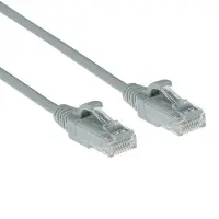 ACT DC9010 LSZH U/UTP CAT6 Datacenter Slimline Patchkabel Snagless | RJ45 connectoren | Grijs | 10 meter