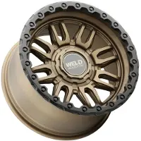 Weld Off-Road Swift 17x9in - 5x114.3 / 5x127 BP - ET-12 - 78.1mm CB- Satin Bronze Wheel & Black Ring