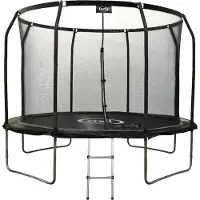 Axi Houston Trampoline Ø 305 cm met ladder – Onground – Zwart
