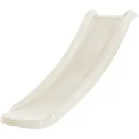 Axi Sky120 Glijbaan in Crème - 118 cm | AanbouwGlijbaan van Kunststof voor Platformhoogte 60cm | Aanbouw element voor speelhuisje / speeltoestel