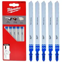 Milwaukee DECOUPEERZAAGBLAD METAAL T 318 A 105 X 1 MM (5 STUKS)