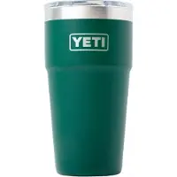 Yeti Rambler Stackable Cup 20oz Mag Slider Lid, Black Forest Green, stapelbare thermosbeker met deksel, 591 ml