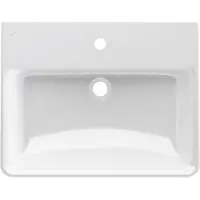 Laufen Pro S wastafel 60x46x17.5cm met kraangat met overloop wit