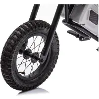 Leantoys Elektrische auto, batterijauto, motocrossfiets, model A9901, zwart