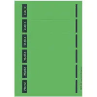 Leitz rugetiketten kort, via pc beletterbaar, rugbreedte 50 mm, zelfklevend, 150 st., groen