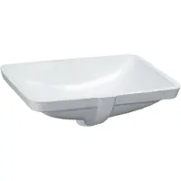Laufen Pro A - Inbouwwastafel, 49x36 cm, zonder kraangat, met LCC, wit H8119614001091