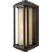 HINKLEY LED Wand Buitenlamp Castelle | 1X E27 Max 60W | IP44 | Dimbaar | Bronze