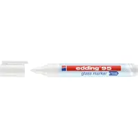 Edding 95 glasmarker Wit - 1 stuk