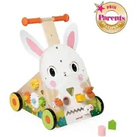 Janod Farm Rabbit Baby Walker Veelkleurig Kinderen