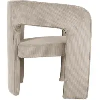 Leitmotiv Fauteuil Vigor Corduroy Warm Grey
