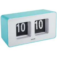 Karlsson - Wand-/tafelklok Funky Flip Blauw