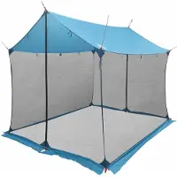 vidaXL Campingzeil met netwanden 270 x 210 x 210 cm Blauw