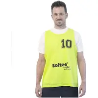 Softee Numbered 16-20 Training Bib 5 Units Geel Senior Man