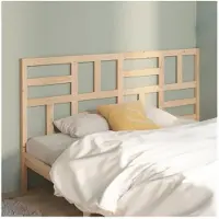 vidaXL Hoofdbord 186x4x104 cm massief grenenhout