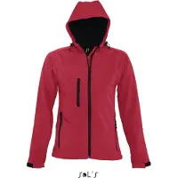 SOL's Women´s Hooded Softshell Jacket Replay L849 - Pepper Red - XXL