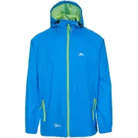 Trespass Mannen, Buitenjas, QIKPAC Regenjas JKT TP75 (S), Blauw, S