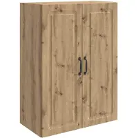 vidaXL Wandkast 66 x 34,5 x 90 cm Bewerkt hout Artisanaal eiken