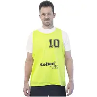 Softee Numbered 11-15 Training Bib 5 Units Geel Senior Man