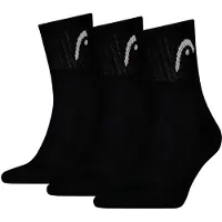 Head Tennissok Unisex Club Short Crew Black (3-Pack)-Schoenmaat 39 - 42