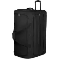 Redolz Duffle Essentials 2-wiel reistas 80 cm XL met speciale stretch plooi zwart