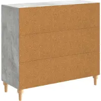 vidaXL Dressoir Betongrijs 89 x 34,5 x 80 cm Bewerkt hout