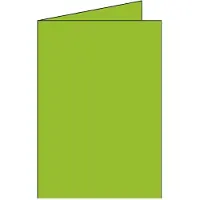 Clairefontaine Pollen - Dubbele Kaart - 110x155mm - C6 - Munt - Intensief Groen
