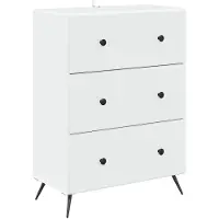 vidaXL Ladekast Wit 66 x 34,5 x 90 cm Bewerkt hout
