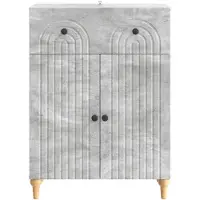 vidaXL Dressoir Betongrijs 66 x 34,5 x 90 cm Bewerkt hout