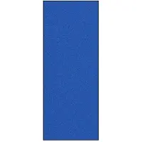 vidaXL Deurmat Blauw en Zwart 120 x 300 cm 100% Polyamide