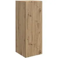 vidaXL Wandkast 33 x 34,5 x 90 cm Bewerkt hout Artisanaal eiken