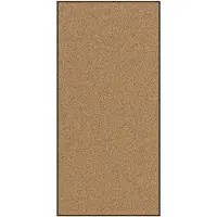 vidaXL Deurmat Anders Crème en Zwart 120 x 250 cm Polyamide en PVC