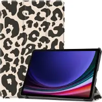 IMoshion Design Trifold Bookcase voor de Samsung Galaxy Tab S9 11.0 inch - Leopard