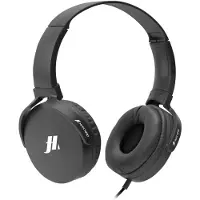 SBS MHEADPHONEK, bekabelde hoofdtelefoon, geschikt voor telefoongesprekken en muziek, frequentiebereik 20 - 20000 Hz, zwart