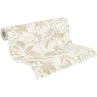 Living Walls BLADEREN BEHANG | Floraal - Crème Goud Wit - Metropolitan Stories Hot Spots