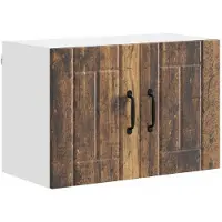 vidaXL Wandkast LUCCA Oud hout 60 x 31 x 40 cm Bewerkt hout